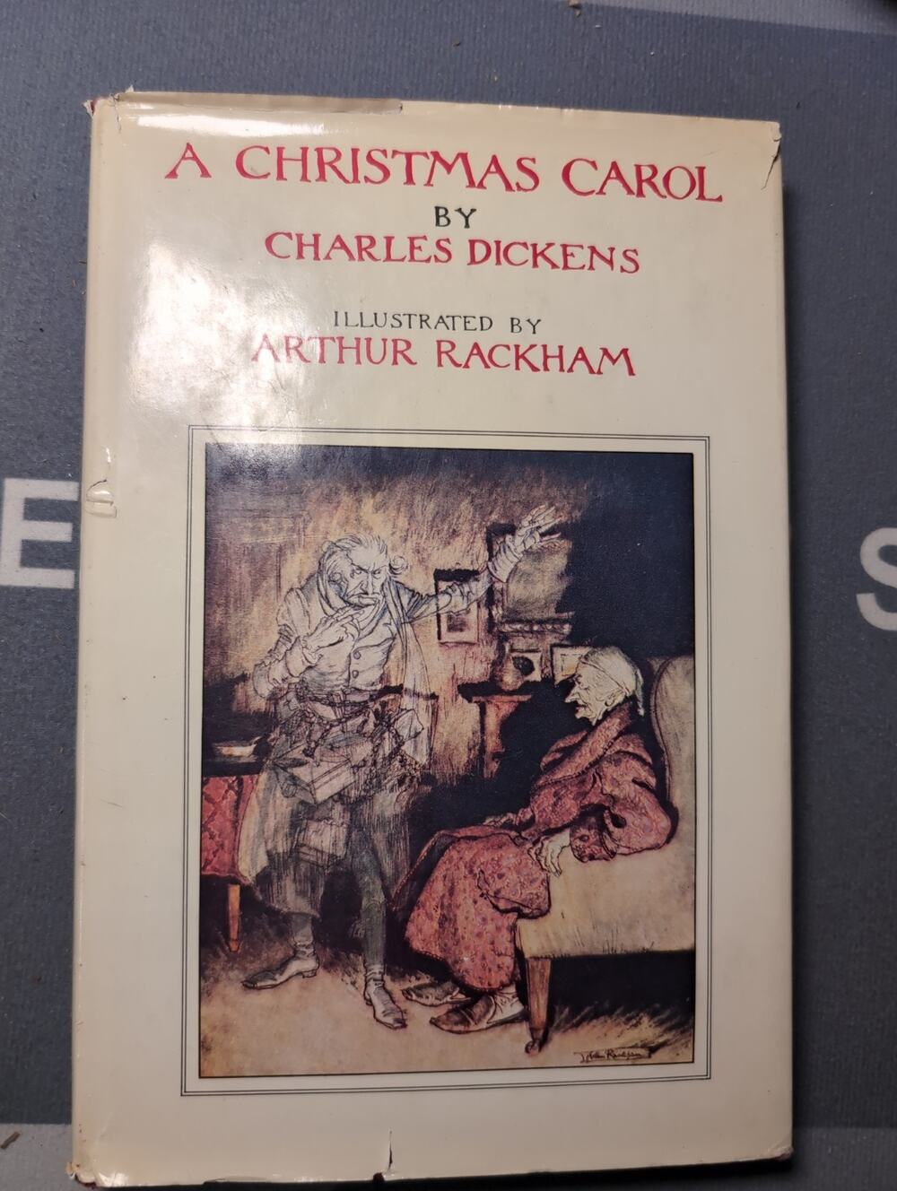 1977, A Christmas Carol by Charles Dickens Illus. Arthur Rackham, HCDJ
